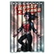thumbnail image 1 of Cortina de ducha de baño con diseño de héroe de anime Wonder Woman Fighting, con ganchos, tamaño 48 x 72 pulgadas, 1 of 3