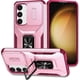 thumbnail image 1 of Funda Armada para Samsung Galaxy S24 Plus con Tapa Deslizante y Soporte Magnético Giratorio Rosa, 1 of 5