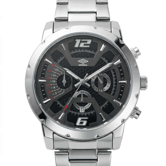 Reloj Análogo Hombre Umbro Plus Plateado UMBP-1500-78