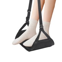 Xusx111 - Apoyo De Pies De Avión Hecho Con Espuma De Memoria Premium - Hameka De Pie De Viaje De Avión, Sin Colisión Hameka De Pie Y Reposo De Piernas De Avión Portátil, Proporciona Relajación Y Confo