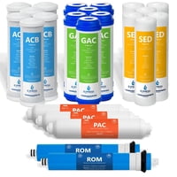 Set De Filtros De Repuesto Para Sistema De Ósmosis Inversa Express Water