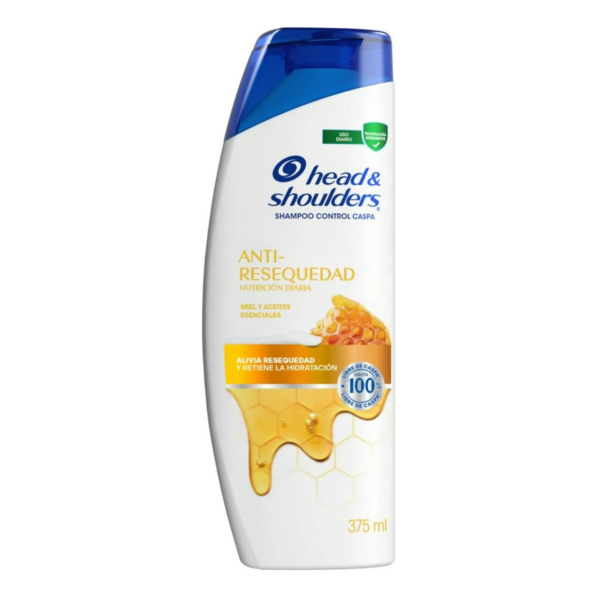 Shampoo Anti-resequedad Nutrición Diaria, Miel Y Aceites Esenciales 375 ml Head&Shoulders