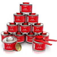 Charing Fuel Gas One, Paquete De 12 Unidades, 6 Horas, Para Buffet