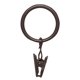 thumbnail image 1 of Anillos para cortinas Kenney Clip, paquete de 14 unidades, 5/8 a 3/4, en metal marrón, 1 of 5
