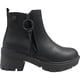 thumbnail image 1 of Botin Mujer Negro Plataforma New York Detogni, 1 of 5