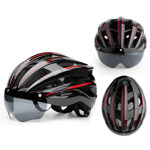 Casco Bicicleta Con Mica Facial Magnética LuBabycas