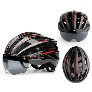 Casco Bicicleta Con Mica Facial Magnética Lubabycas