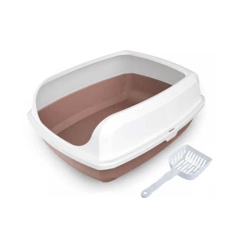 Arenero Wonder Cat Big Cat Xl Con Borde Pala - Café.