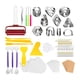 thumbnail image 4 of es de aretes de arcilla con tarjetas para aretes y ganchos de corte de aretes hecho para aretes Joyas Colgantes pastel - 140 piezas, 4 of 5