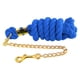 thumbnail image 5 of Cuerda De Guía De Caballo De Algodón Trenzado Con Accesorios De Cadena Azul 3 Metros, 5 of 5