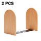thumbnail image 1 of 2 sujetalibros de madera simples, estanterías gruesas, sujetalibros de madera maciza para estudiantes, cabeza redonda/cabeza cuadrada, 1 of 8