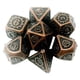 thumbnail image 1 of Dados De Metal Poliédricos De 7 Piezas Para D&D Pathfinder RPG Game 03, 1 of 5