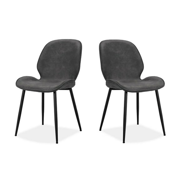 Silla Lotta Gris Set De 2 Unidades