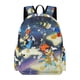 thumbnail image 1 of Pájaro Loco-theme Backpack, Campus style schoolbag Bookbag with Adjustable Shoulder Straps And Large Zip Compartment, Unisex Travel Bags.42x30x15cm, 1 of 6