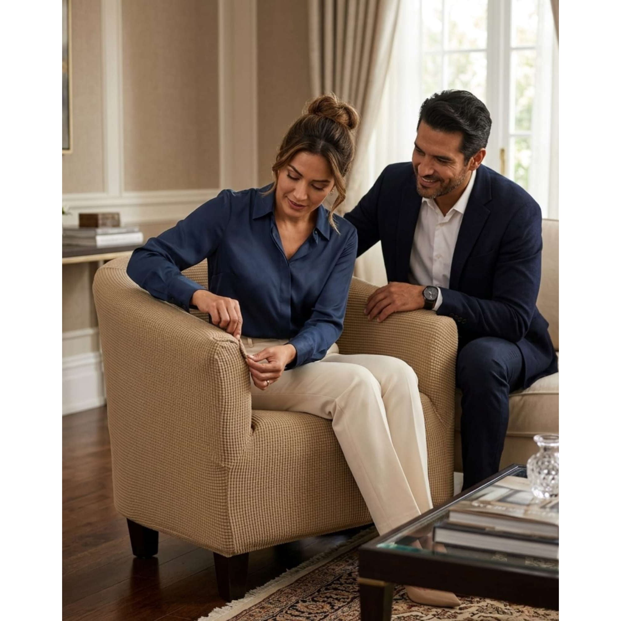 Myl Todo Hogar - Funda Para Poltrona Elástica Y Ajustable Protector De Sillón Premium