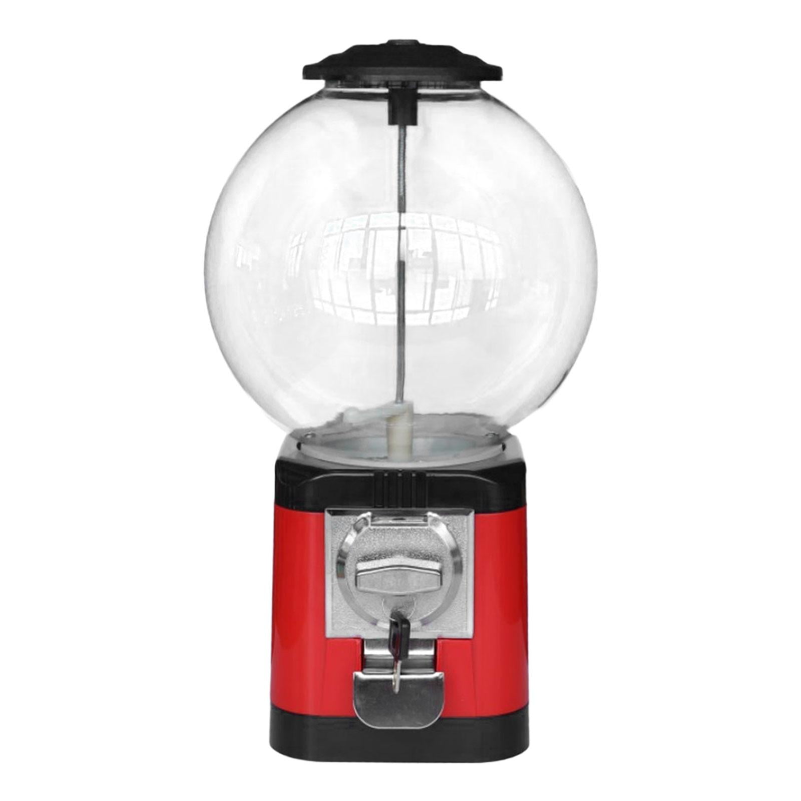 Magideal - Dispensador De Dulces Clásico, Caja De Dulces, Máquina De Almacenamiento De Dulces, Máquinas Expendedoras, Caja De Depósito De Dinero Para Estante, Rojo