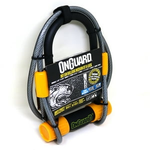 On Guard - Candado Onguard Llave U-Lock Bulldog Medium Dt Cable 90X175Mm Amarillo