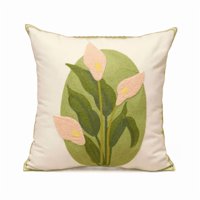 Genérico - Fundas De Cojines Bordadas A Elección 45X45 Diseño 59 Color Blanco