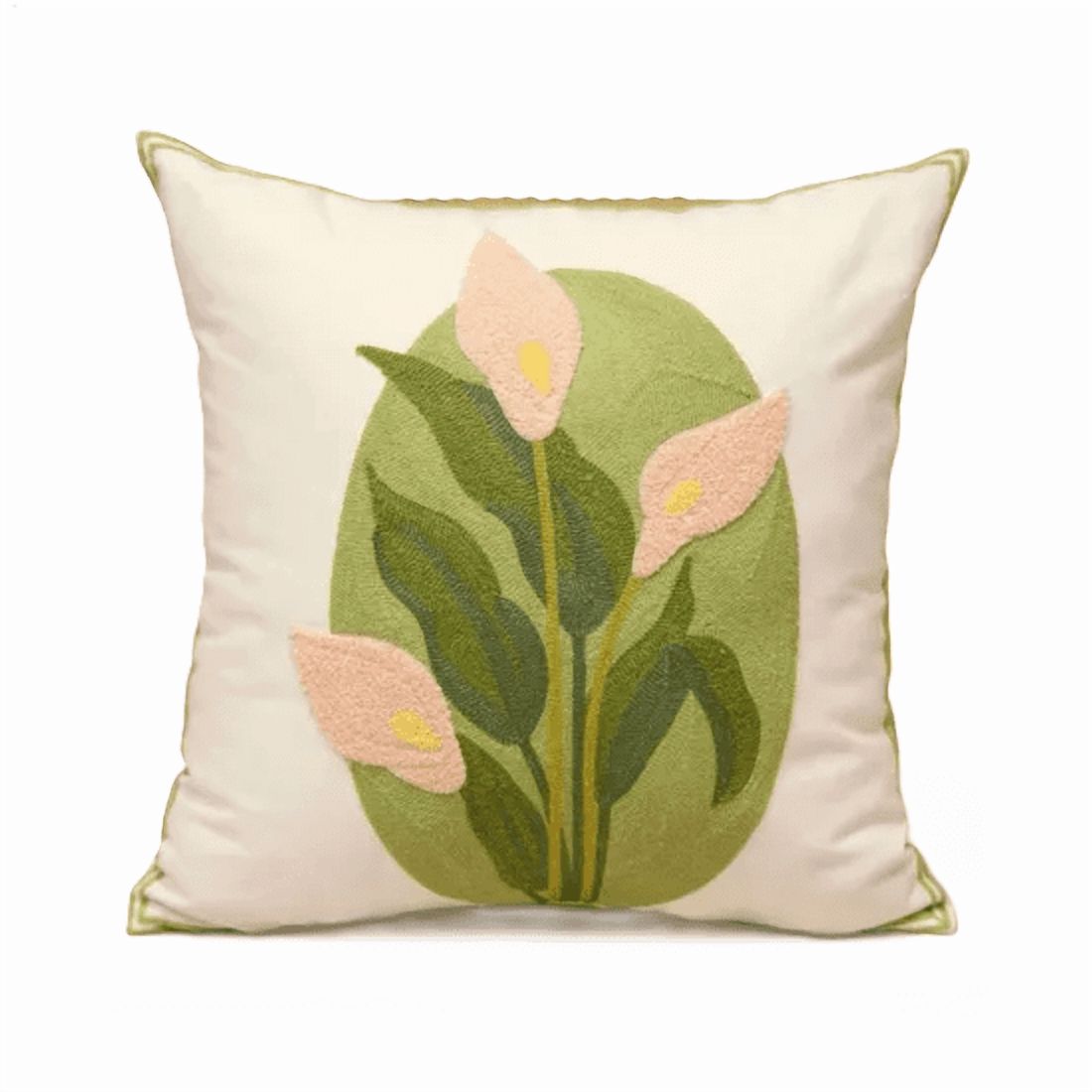 Genérico - Fundas De Cojines Bordadas A Elección 45X45 Diseño 59 Color Blanco