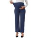 thumbnail image 1 of INSPIRE CHIC Pantalones de Maternidad de Pierna Ancha para Mujeres Sobre el Vientre Elásticos y Extensibles con Bolsillos Azul Marino XX-Grande, 1 of 6