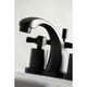 thumbnail image 3 of Grifo Kingston Brass KS4940ZX, ancho, 8 pulgadas, negro mate, 3 of 5