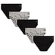 thumbnail image 1 of Calzoncillos Reebok de talle bajo para hombre, 5 unidades, algodón suave, negro/gris, 1 of 7