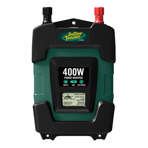 Inversor de corriente Battery Tender de 400 W 12 V DC a 115 V AC