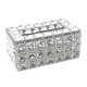 thumbnail image 2 of Caja De Pa?uelos De Cristal Almacenamiento De Papel Mesa Para El Hogar Soporte Para Caja De Hotel Plata, 2 of 5