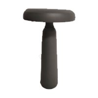 Vgo - Lampara De Mesa Gris Recargable Con Sensor 24 Cm