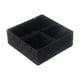 thumbnail image 2 of Paquete de 4 Cajas de Almacenamiento Tejidas, Contenedores Cúbicos, Organizador Multiusos, Divisor de Cajones, Organizador de Baño para Despensa Y Enc Negro, 2 of 5