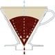 thumbnail image 2 of Gotero de café Hario V60 de plástico tamaño 02 rojo, 2 of 5