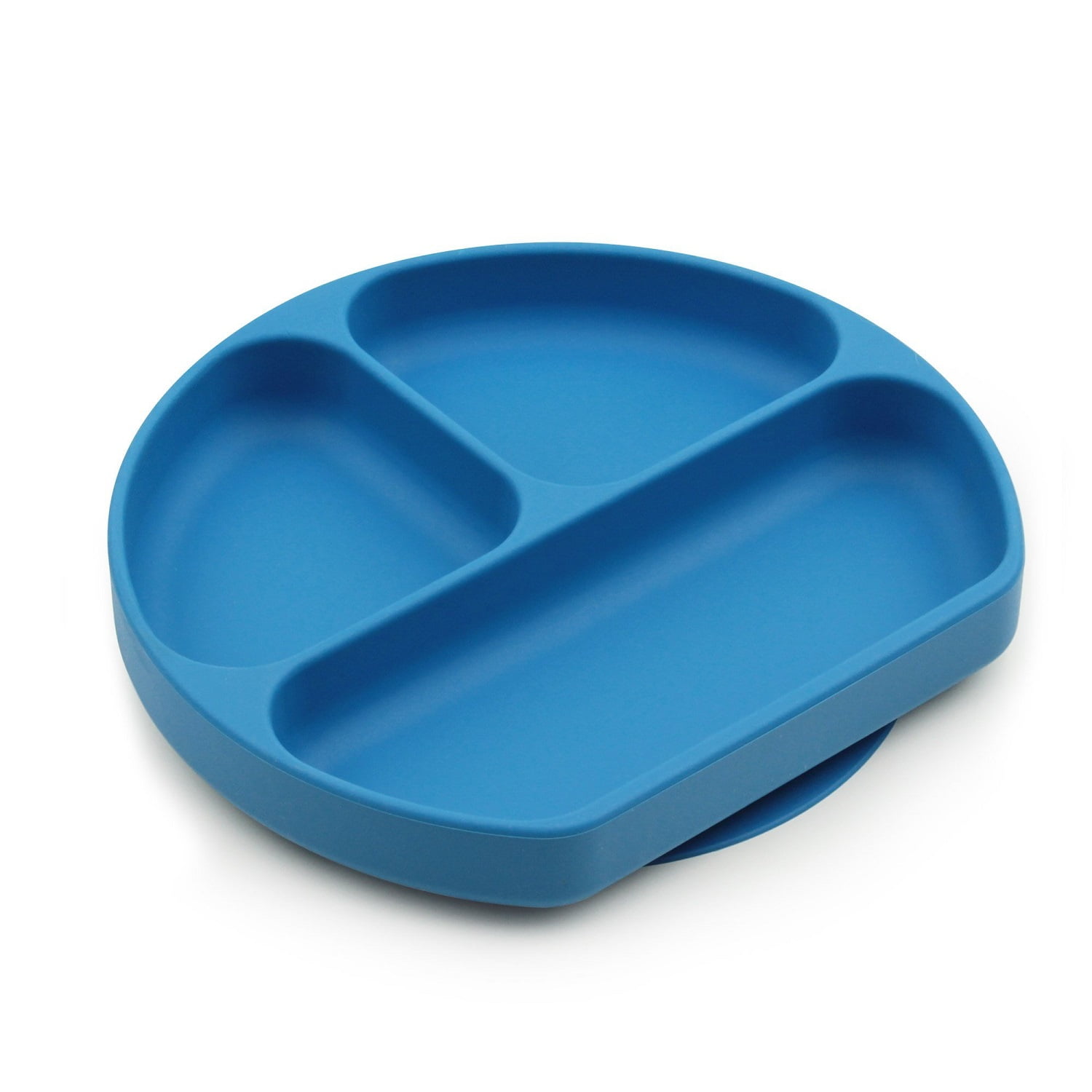 Bumkins - Plato Con Agarre De Silicona Azul