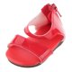 thumbnail image 3 of Sandalias de 1 par rojo con cremallera trasera para mu?ecas de 18 pulgadas, 3 of 3