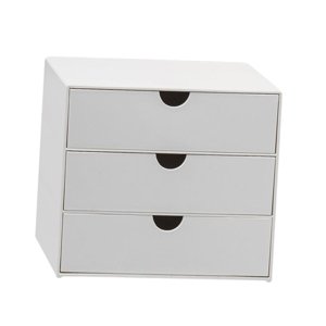 Magideal - Cajón De Escritorio Organizador Caja De Almacenamiento De Maquillaje Gran Espacio Gabinete De Joyería Multifuncional Estuche Organizador De Cosméticos Grande