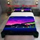 thumbnail image 1 of 3pcs Fantasy Car Theme Printed Three Piece Bedding Set Next to The Gas Station Under The Starry Sky Soft Quilt Cover And Two Pillowcases, 1 of 5