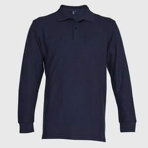 Jayson - Polera Pique Hombre 80/20 M/L Azul Marino M