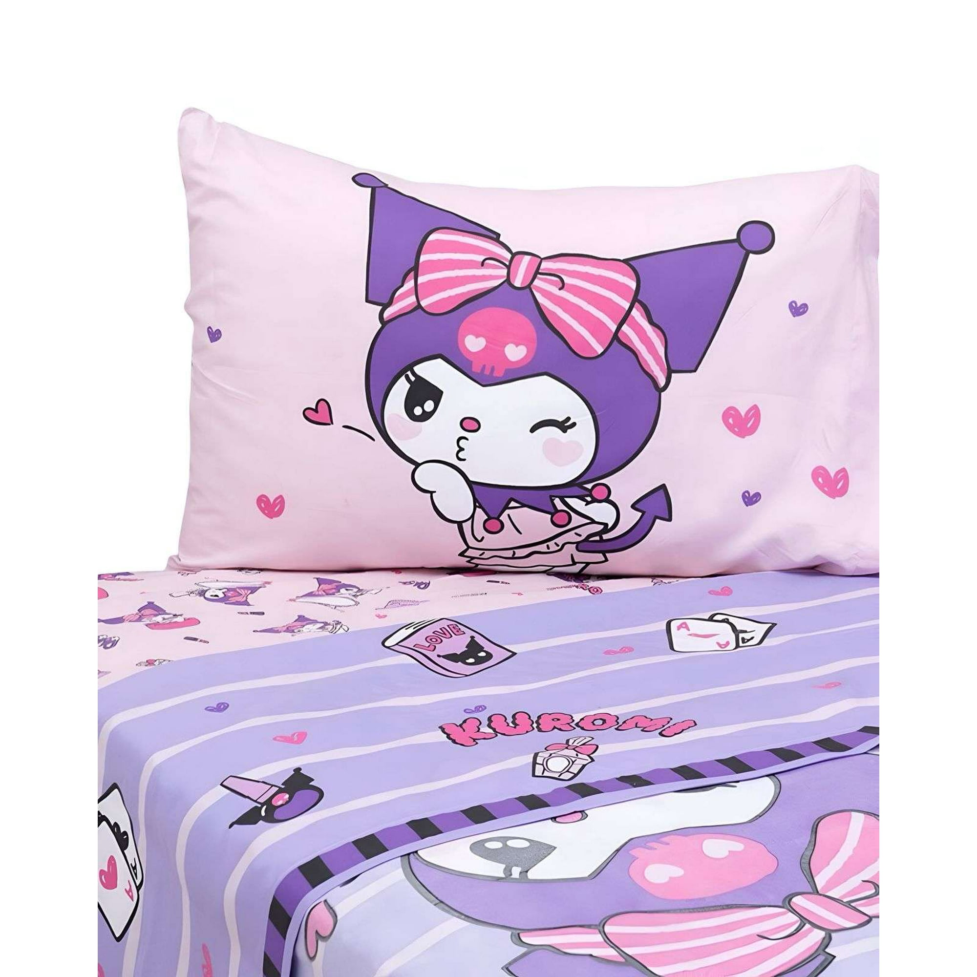 Sabanas Infantil Kuromi Plaza Y Media Mashini