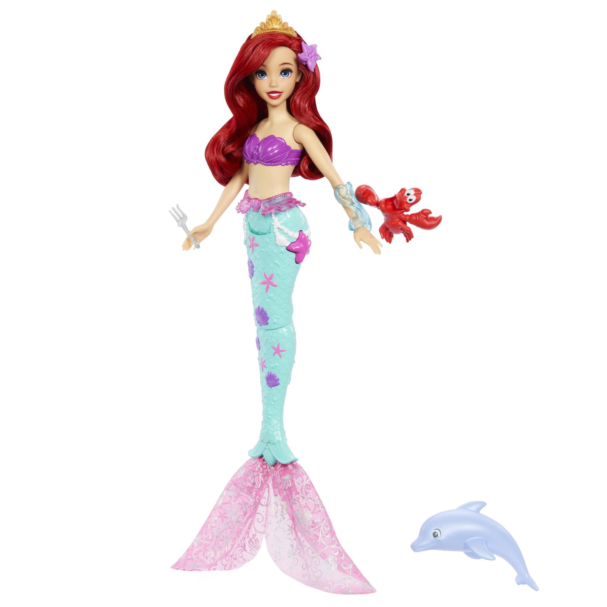 Disney Princesas - Disney Princesa Ariel Delfín Y Sebastián