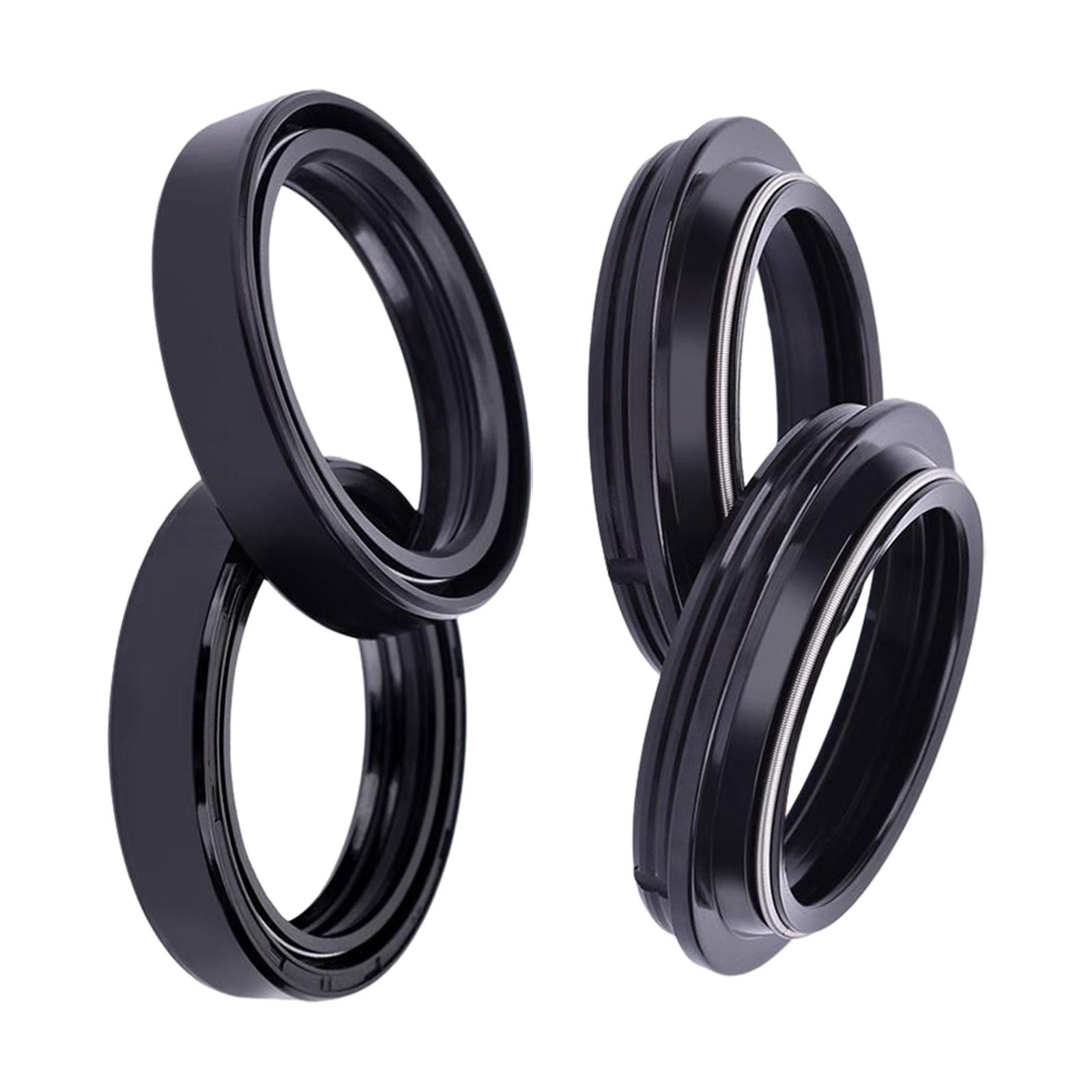 Magideal - De Sello De Aceite Y Sello De Polvo Para Amortiguador De Horquilla Delantera 43X55X11Mm Reemplazos Directos Para Piezas De Repuesto De Motocicleta