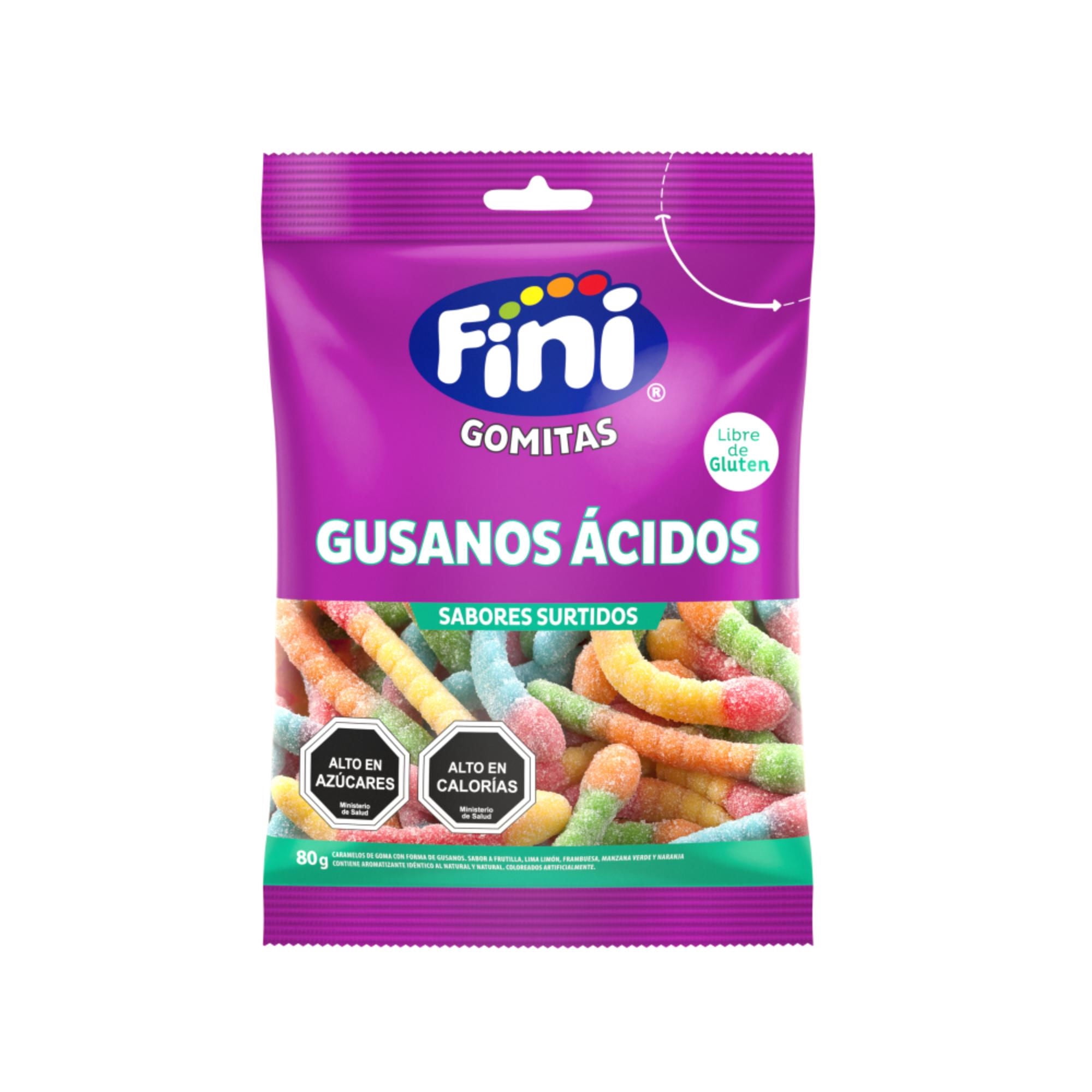 Gomitas Gusano Acido Fini