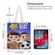 thumbnail image 5 of Little Baby Bum Bolso de tela con estampado de lienzo para mujer, bolsa de compras reutilizable y estética, con cremallera interior, regalo para mujer,40*45cm., 5 of 6