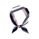 thumbnail image 3 of INSPIRE CHIC Bufandas Elegantes y Delgadas de Mujer con Punta Doble Lado Azul Marino Rosa, 3 of 6