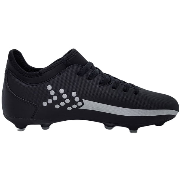 ZAPATILLAS SOCCER FUTBOL BLACK/SILVER ADULTO SP-2 - Talla 44