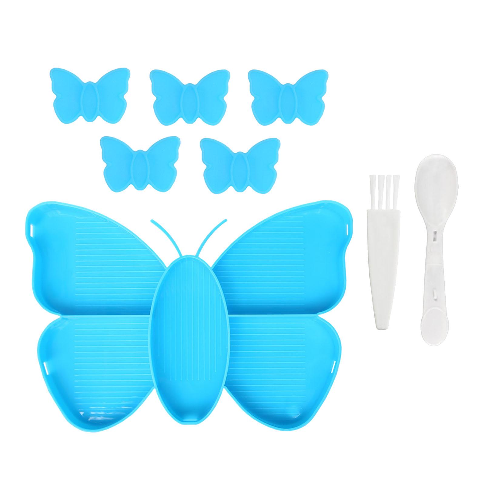 Bothyi - Bandejas De Clasificación De Cuentas, Cuchara Para Pintura De Diamantes, Cepillo, Accesorios De Pintura De Diamantes, Azul