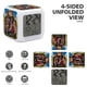 thumbnail image 3 of Jersey Shore Theme 7 Colors Alarm Clock Digital Led Alarm Clock Gifts For Kids Friends Family, 3 of 6