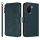 thumbnail image 2 of Funda Cartera Mariposa para [Xiaomi Redmi A5 4G] con Soporte y Cremallera Verde oscuro, 2 of 6