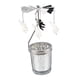 thumbnail image 2 of Spinning Tea Light Candle Holder Candelabro Giratorio Para El ángel De La Boda Festiva, 2 of 5