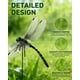 thumbnail image 3 of Clips libélula repelente insectos señuelos realistas 3D falsos estacas jardín 12 uds, 3 of 7