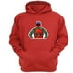 thumbnail image 1 of Polerón Canguro 23 Con Capucha Rojo Talla Xl Unisex, 1 of 1