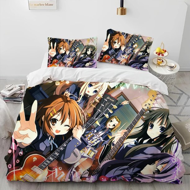 K-ONCute Lolita Kawaii Girls Comforter Bedding SetDuvet Cover Bed Set Quilt Cover Pillowcase Bedding Set